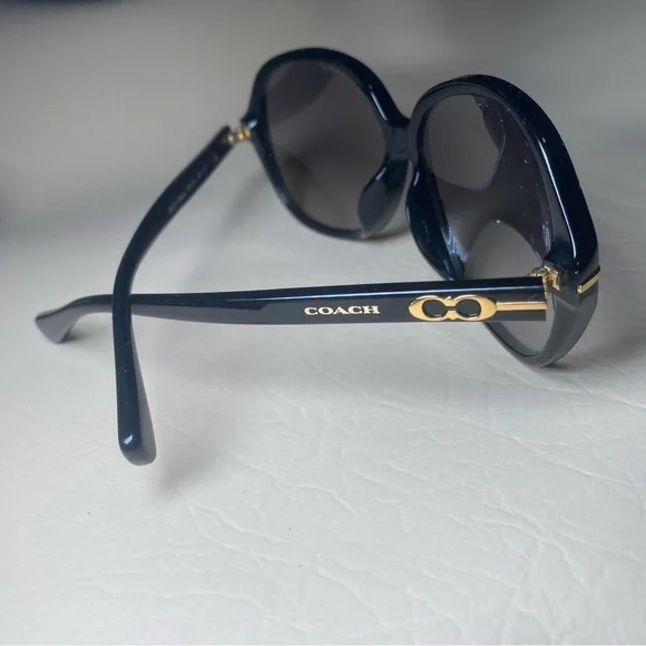 Coach Black Sunglasses with Case - Picture 3 of 8
